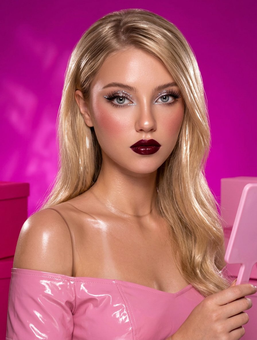 Barbie look generated from a photo — After
