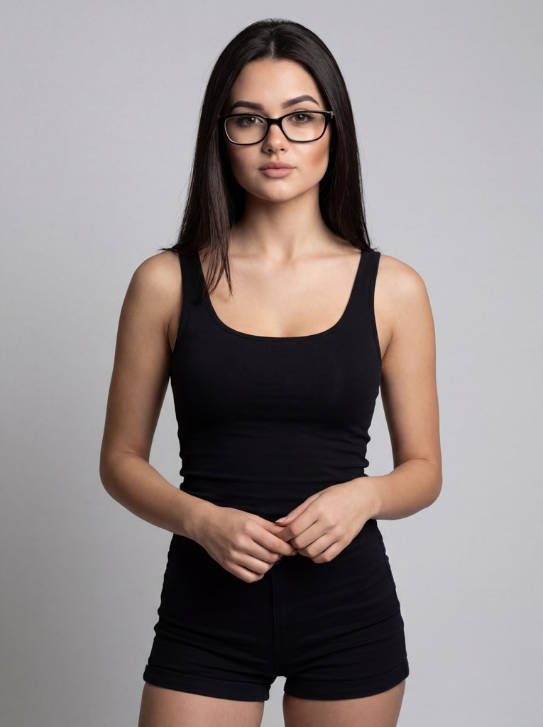 Photo shoot for portfoliyo modeli AI effect result example 1