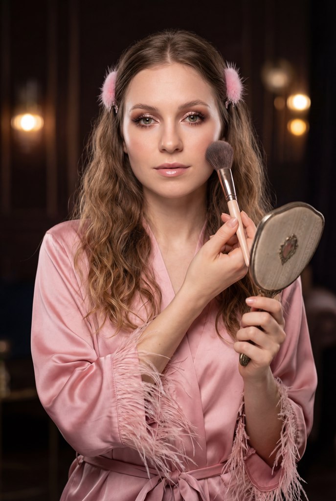 AI tool rozovyj portrait photo shoot result example 1
