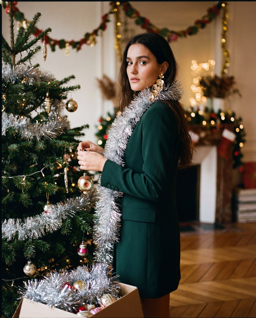 New year photo shoot dozhdike AI effect result example
